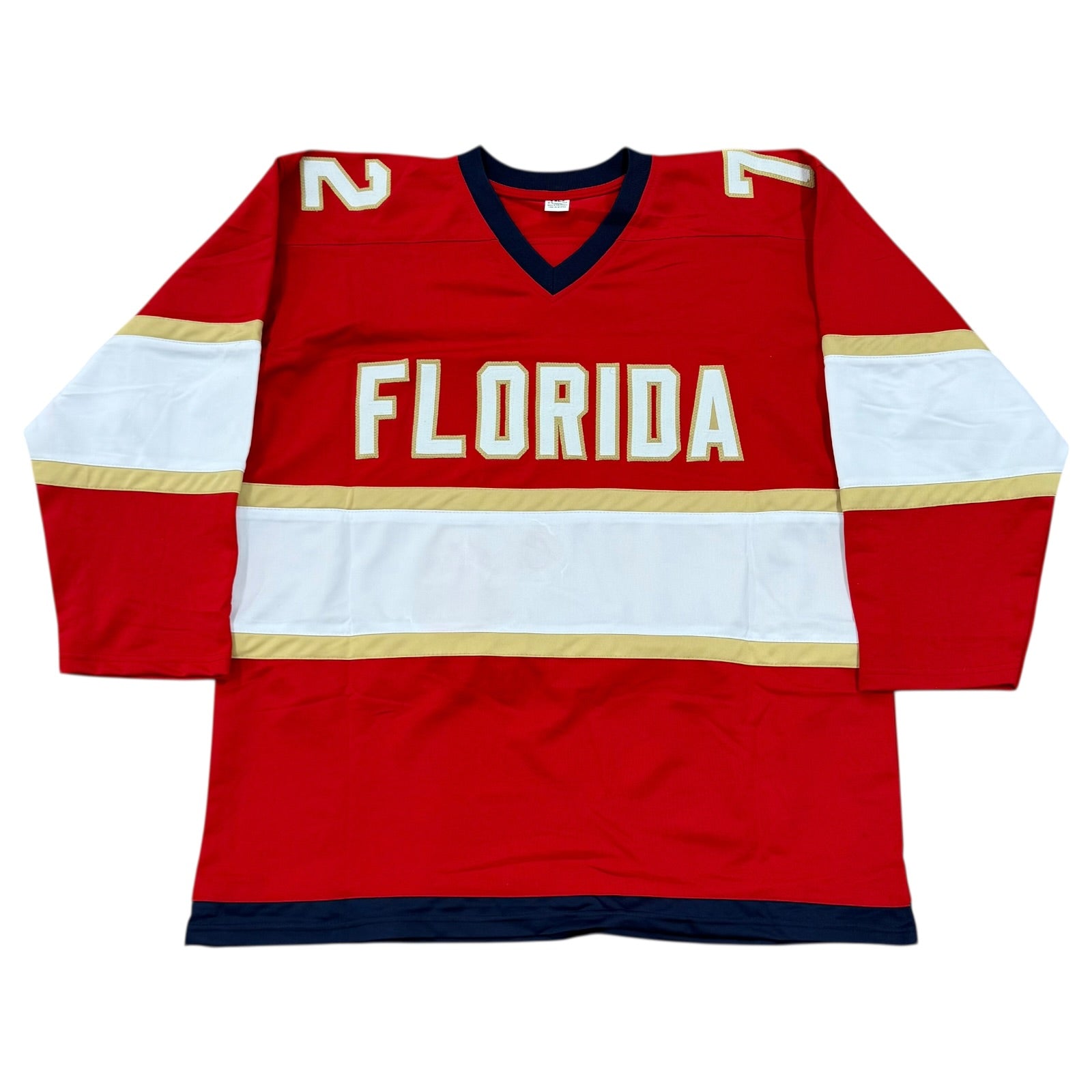 Sergei Bobrovsky Autographed Florida (Red #72) Custom Hockey Jersey - Beckett