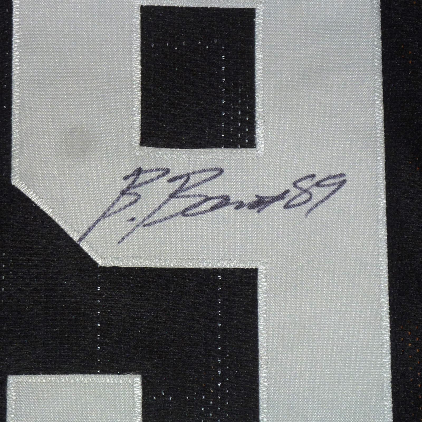 Brock Bowers Autographed Las Vegas (Black #89) Custom Jersey - Beckett