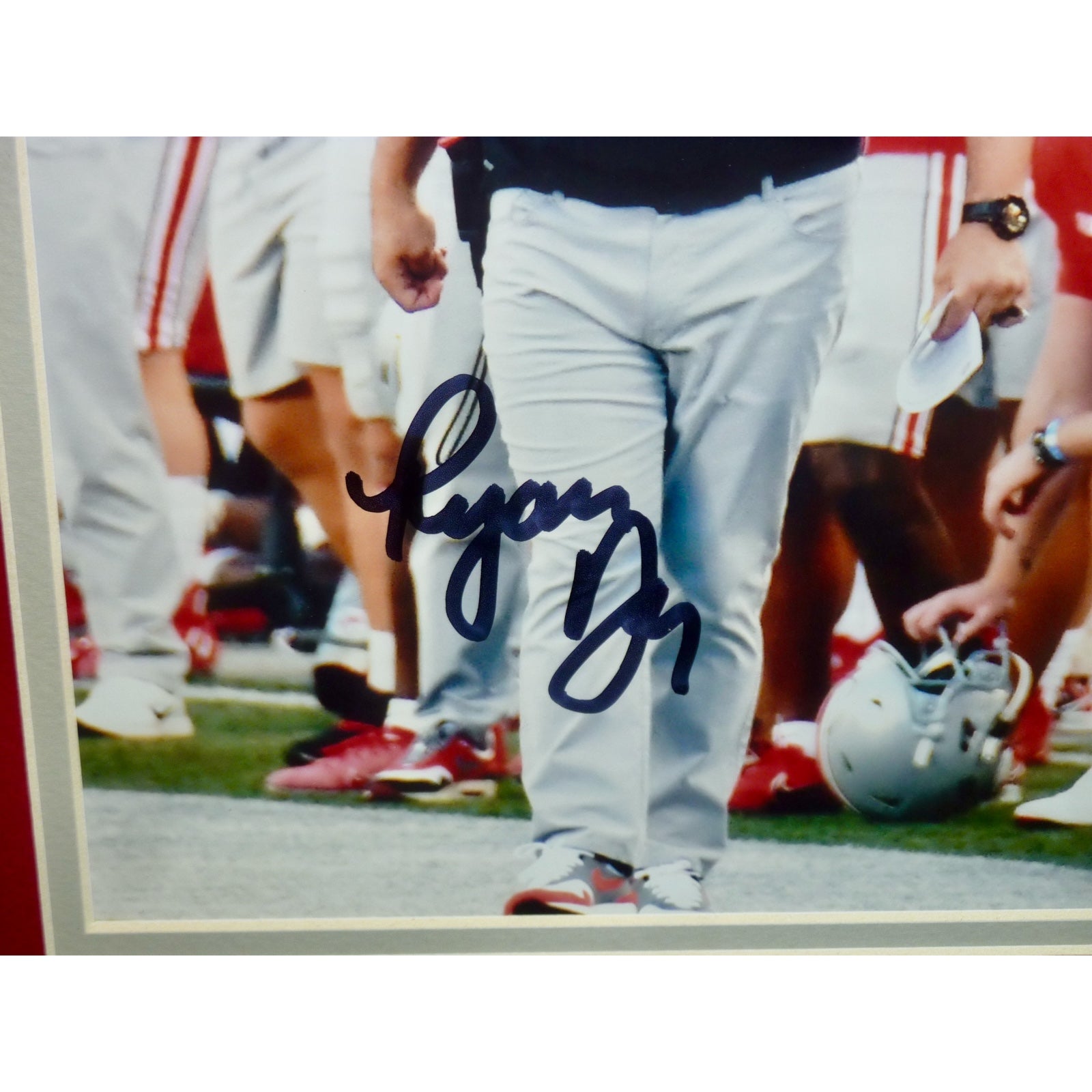 Ryan Day Autographed Ohio State Buckeyes Deluxe Framed 8x10 Photo - Beckett