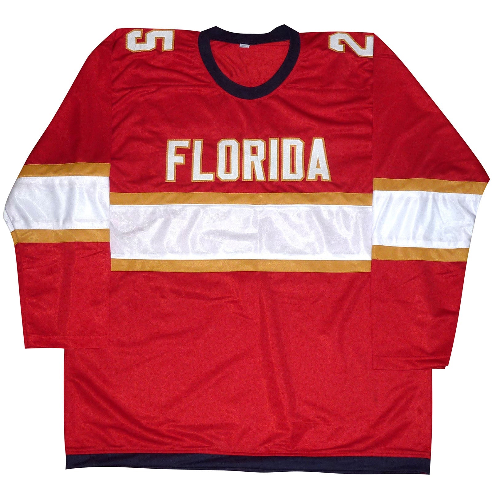 Mackie Samoskevich Autographed Florida (Red #25) Custom Hockey Jersey - JSA