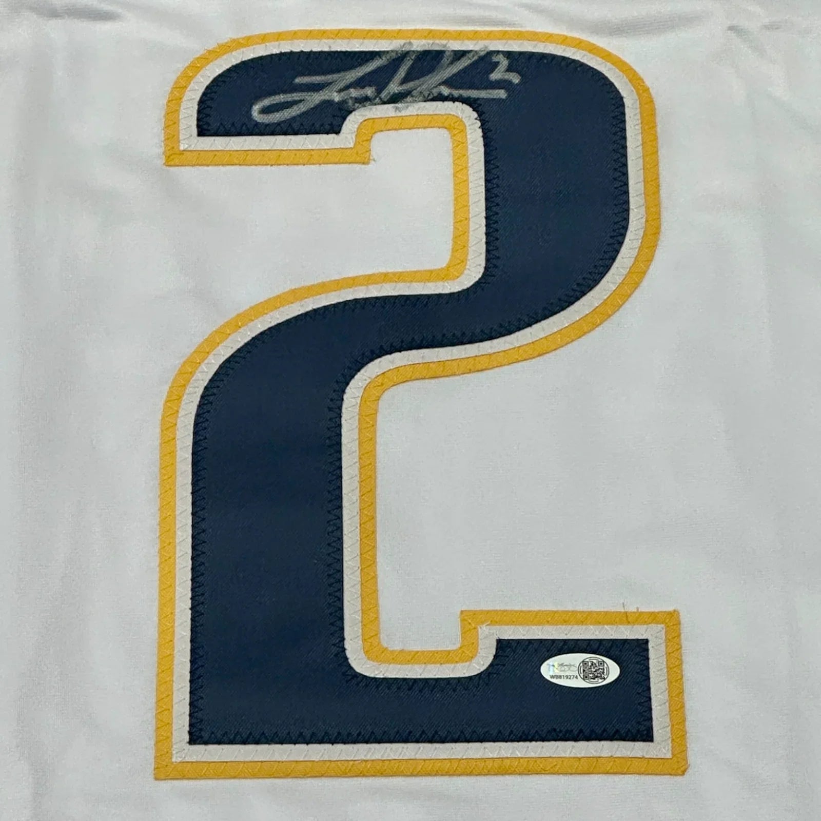 Luke Schenn Autographed Nashville (White #2) Custom Hockey Jersey - JSA