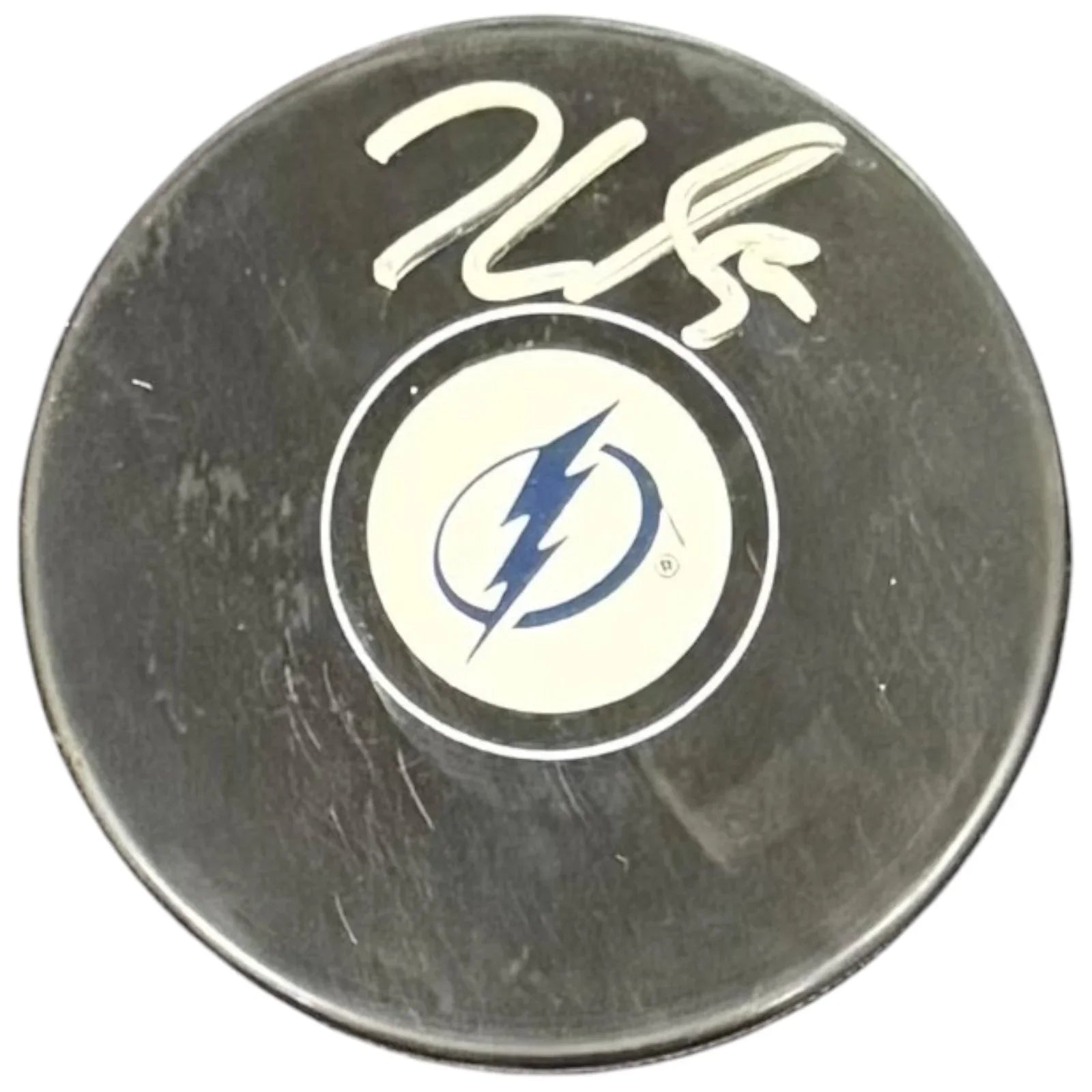 Jake Guentzel Autographed Tampa Bay Lightning Hockey Puck - JSA