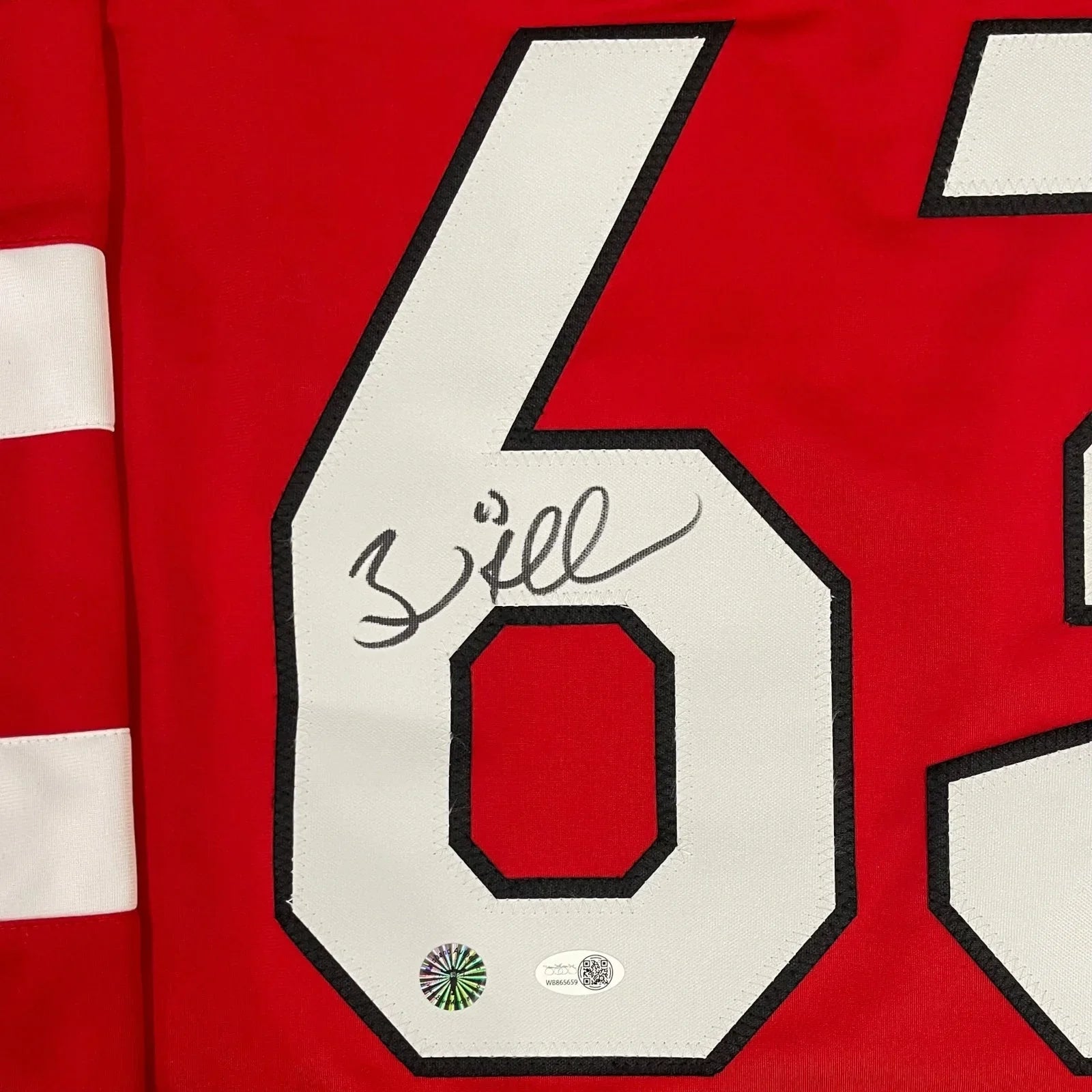 Brad Marchand Autographed Team Canada 4 Nations (Red #63) Custom Jersey - JSA