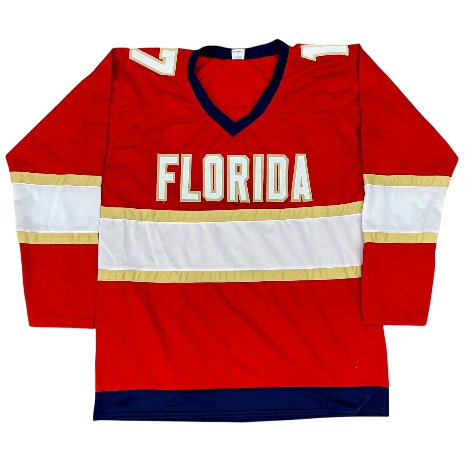 Evan Rodrigues Autographed Florida (Red #17) Custom Hockey Jersey - JSA