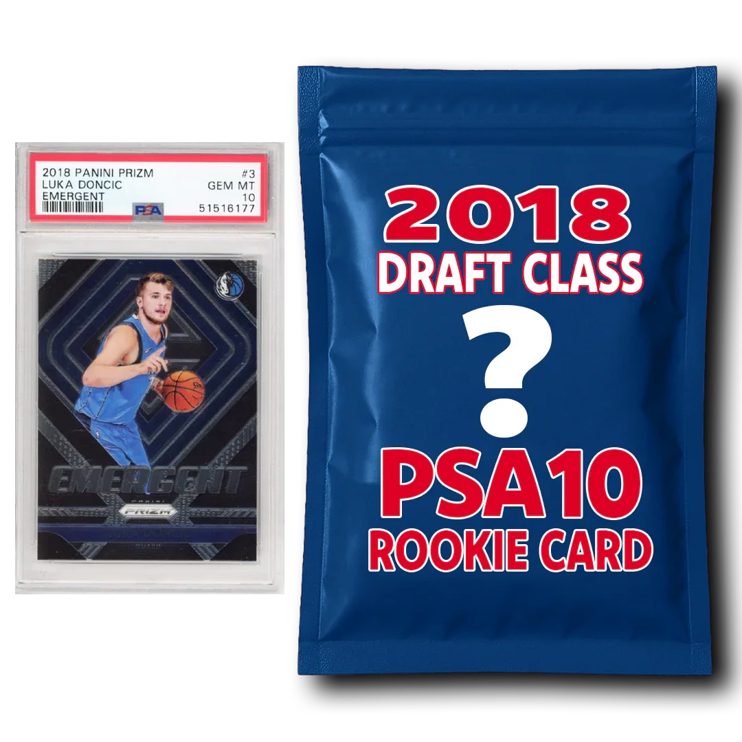 PSA 10 Graded 2018 NBA Draft Class Rookie Basketball Card Mystery Pack