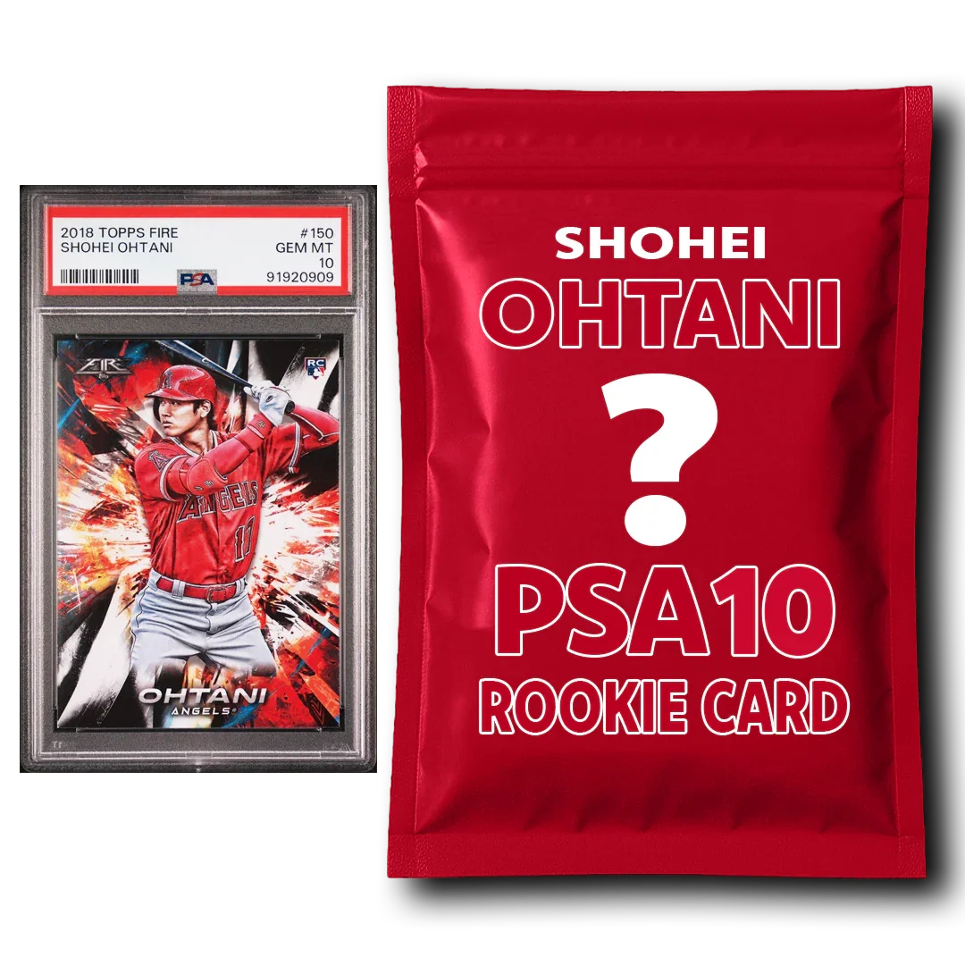 Shohei Ohtani PSA 10 Graded Rookie Baseball Card Mystery Pack