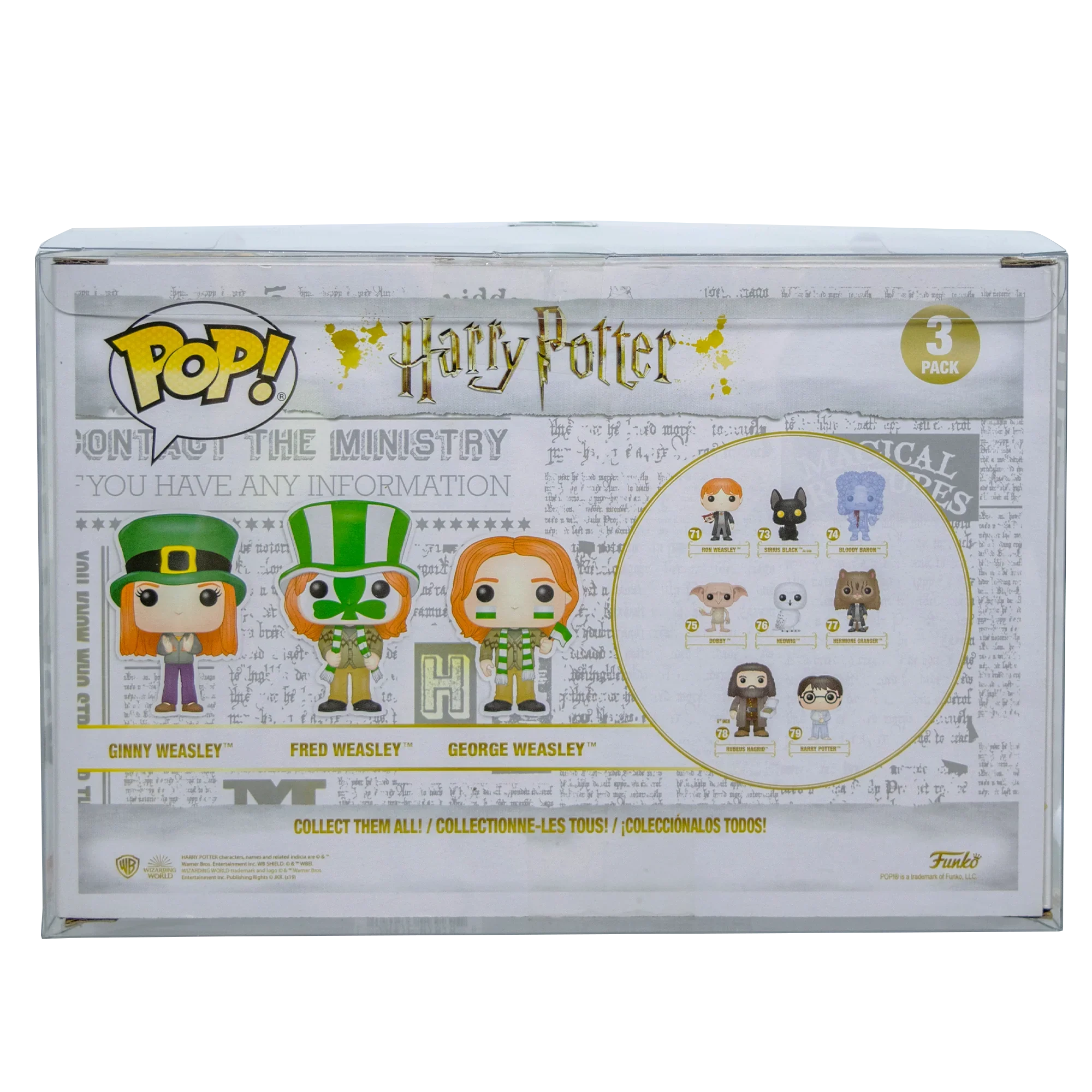 3-Pack Weasley Quidditch PopShield Protectors
