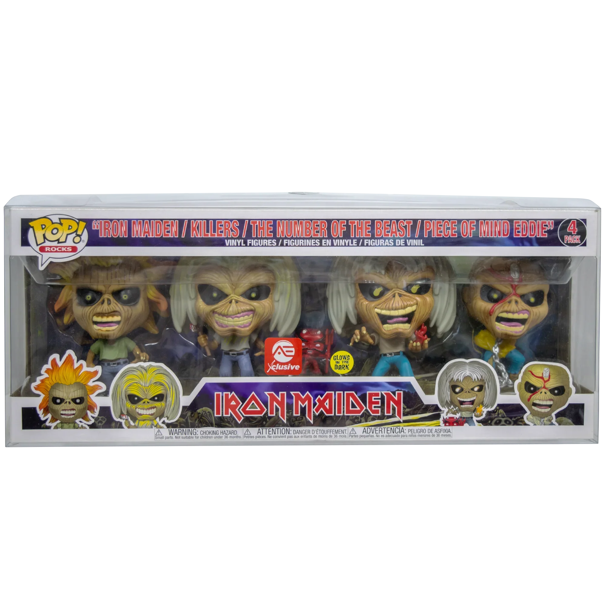 4-Pack Iron Maiden 2020 PopShield Protectors