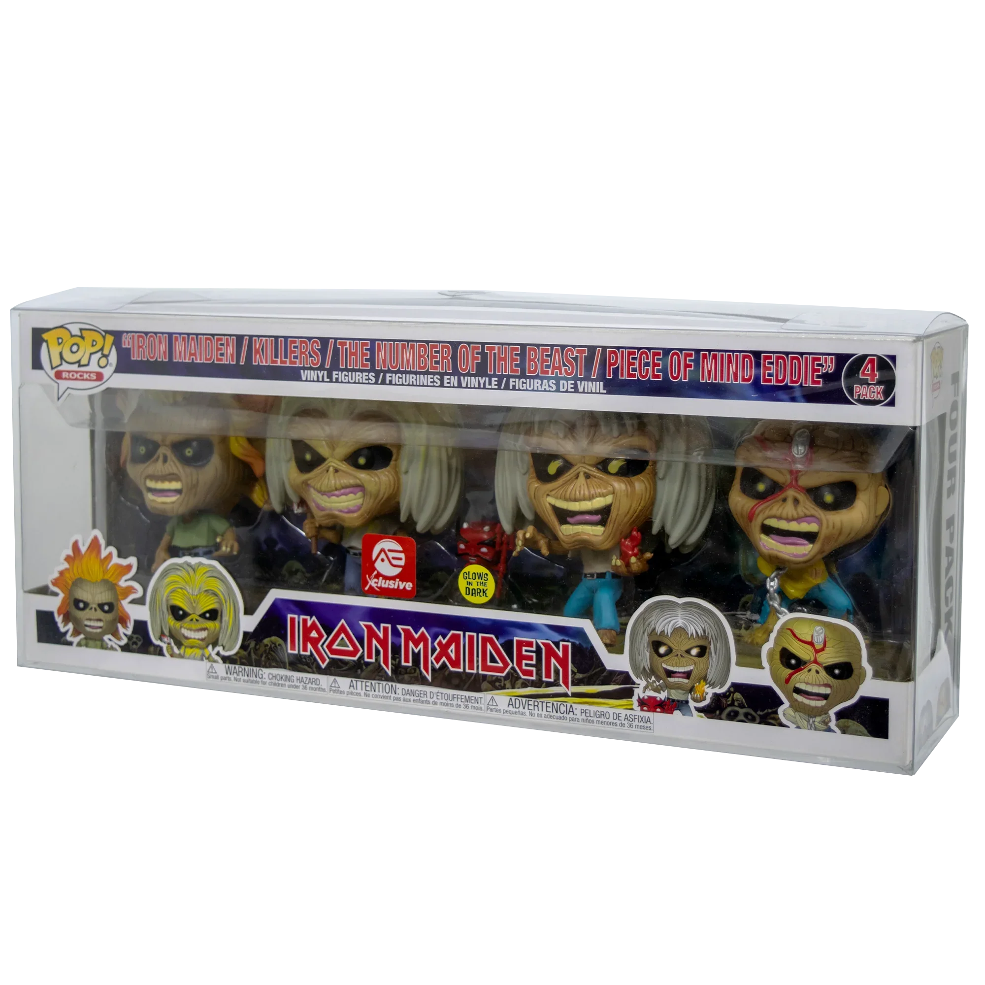 4-Pack Iron Maiden 2020 PopShield Protectors