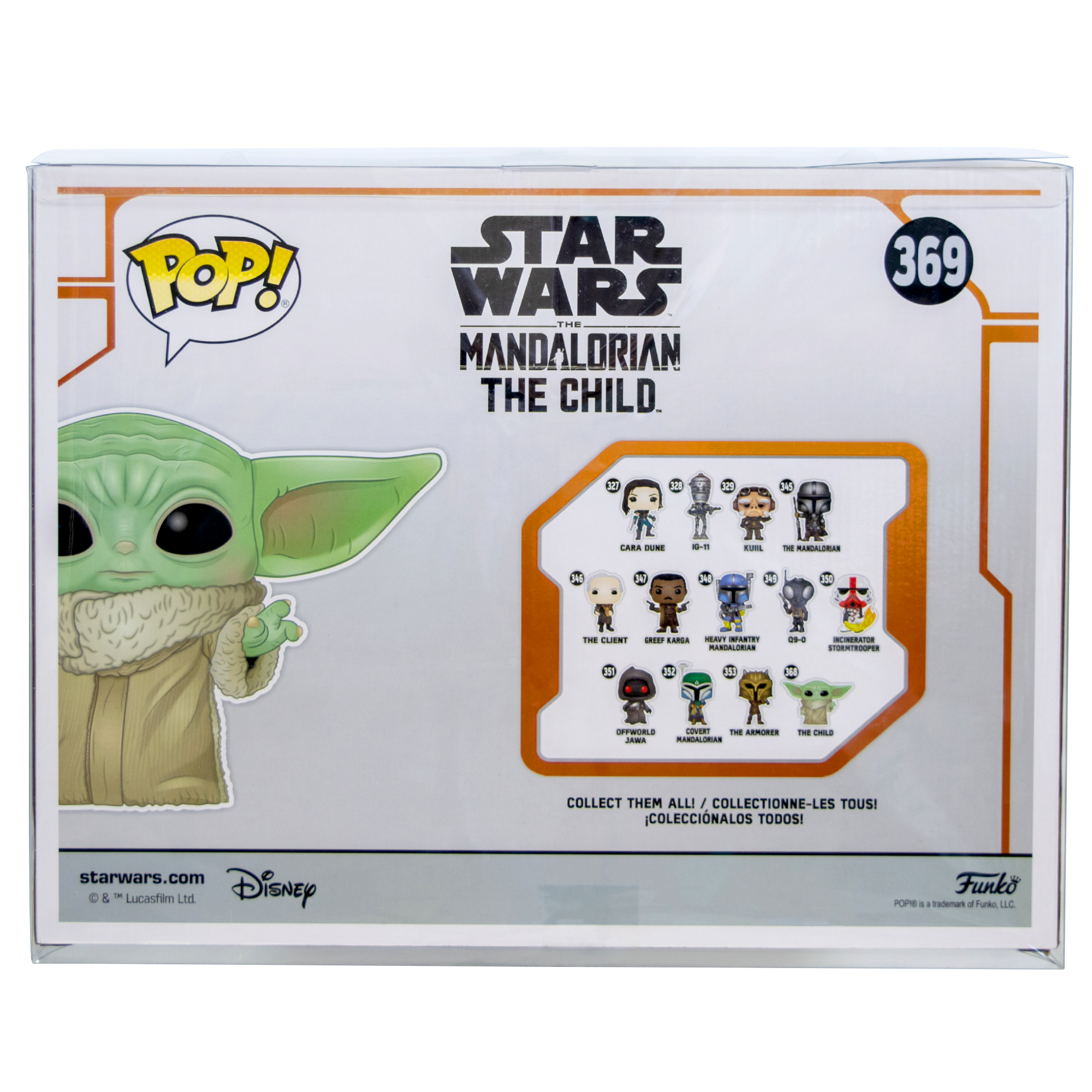 10" Baby Yoda The Child Grogu Funko Pop! PopShield Protectors