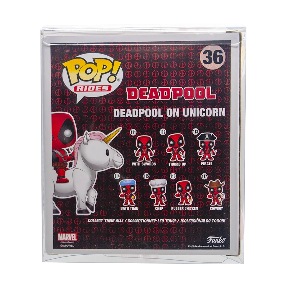 Deadpool on Unicorn/Kylo Tie Fighter PopShield Protectors