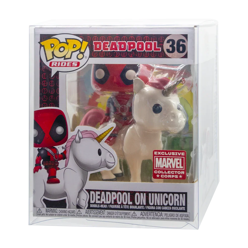 Deadpool on Unicorn/Kylo Tie Fighter PopShield Protectors