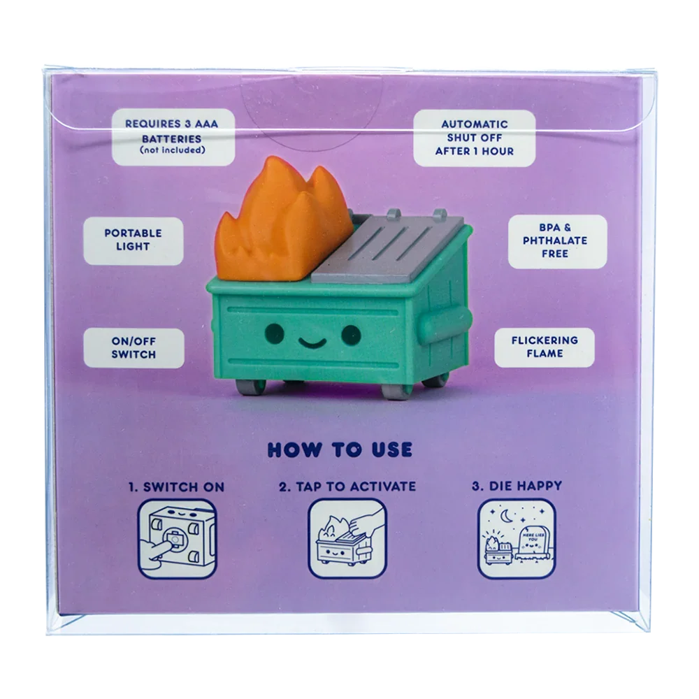 Dumpster Fire Night Light PopShield Protectors