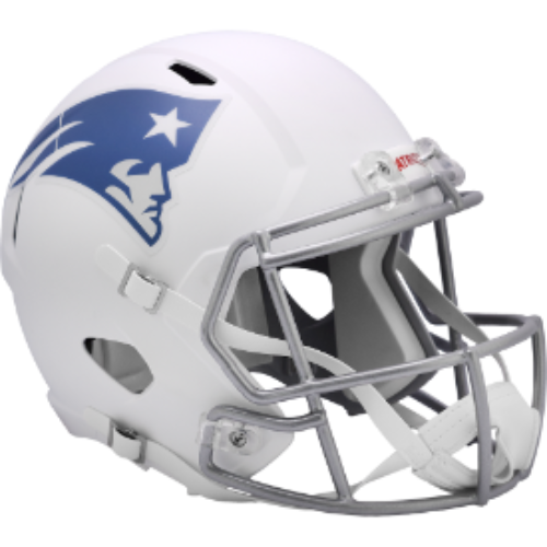 New England Patriots Full Size Speed Replica Football Helmet 2025 Rivalries - NFL