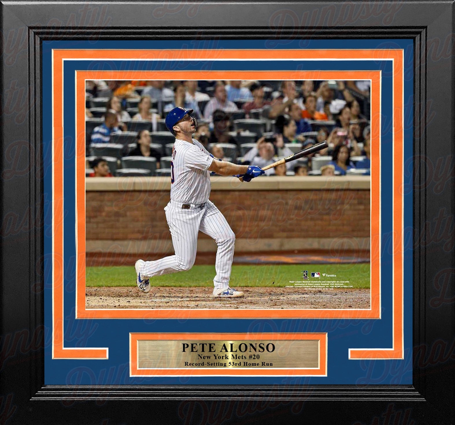 Pete Alonso Record-Breaking Home Run New York Mets 8" x 10" Framed Baseball Photo