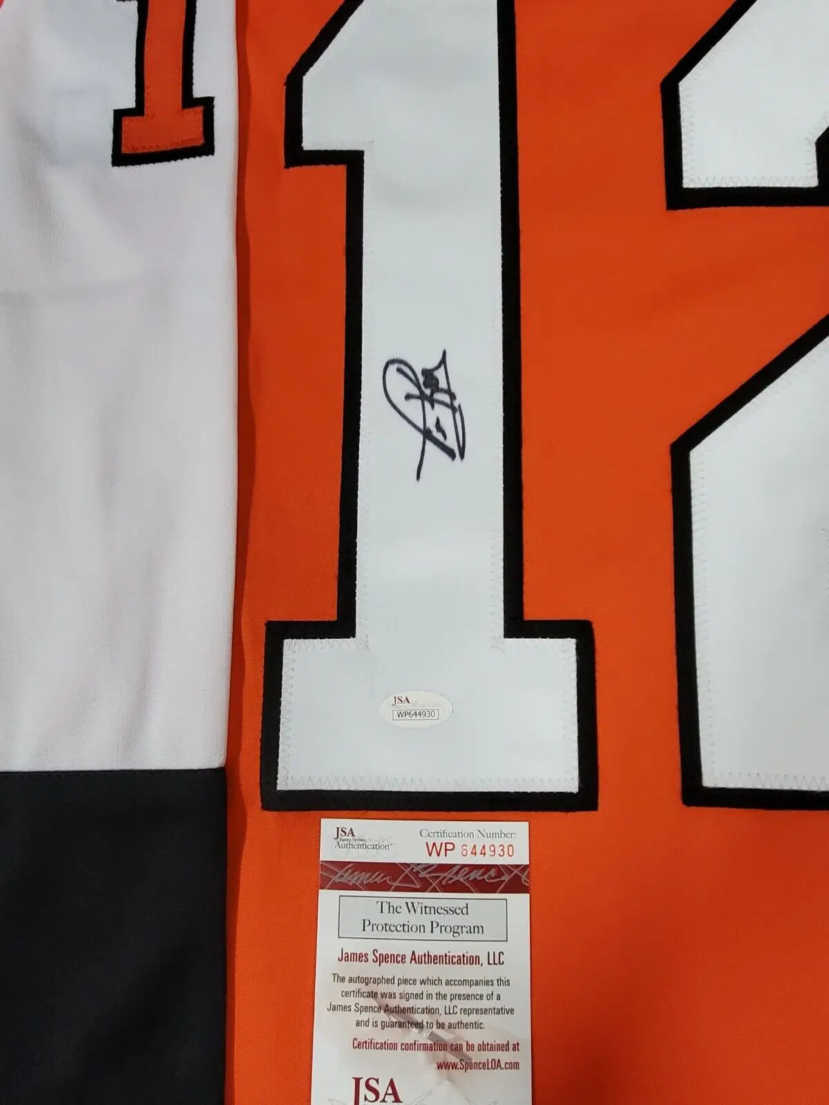 Philadelphia Flyers Tim Kerr Autographed Signed Jersey Jsa Coa