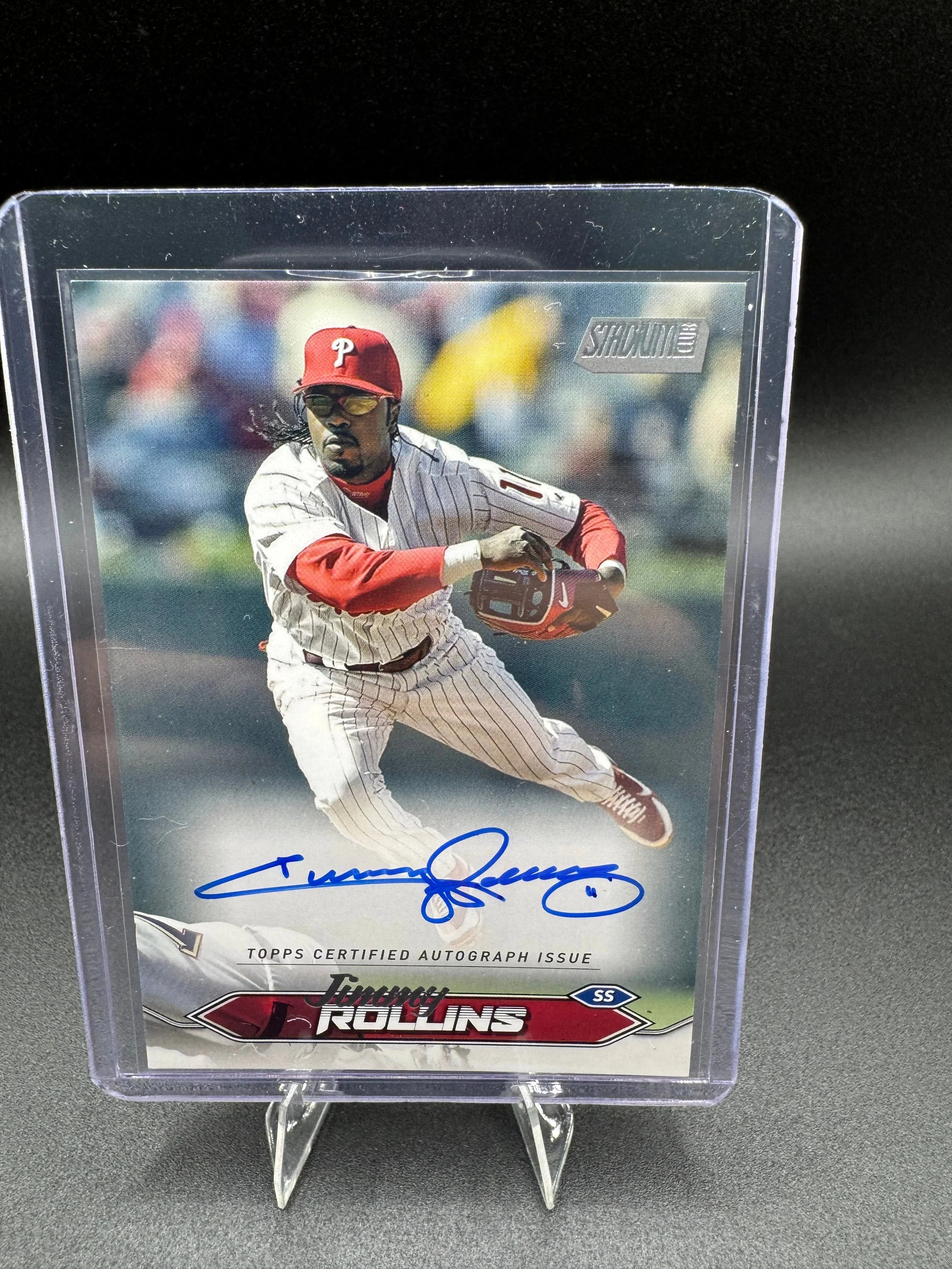 Jimmy Rollins AUTO - 2024 Topps Stadium Club Chrome - #SCBA-JRL