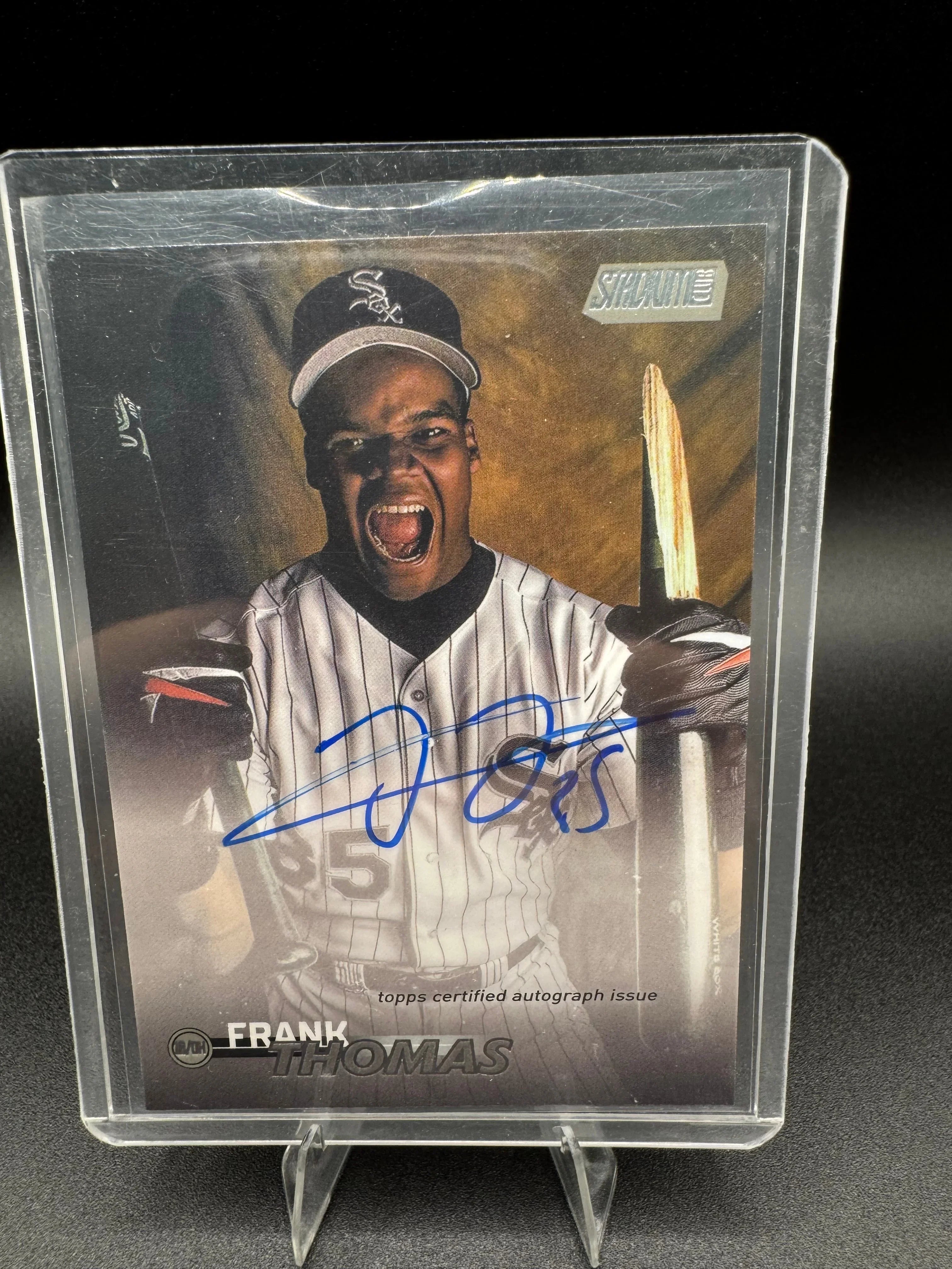⚾ON-CARD Auto Frank Thomas 2023 Topps Stadium Club Autograph SP White Sox HOF