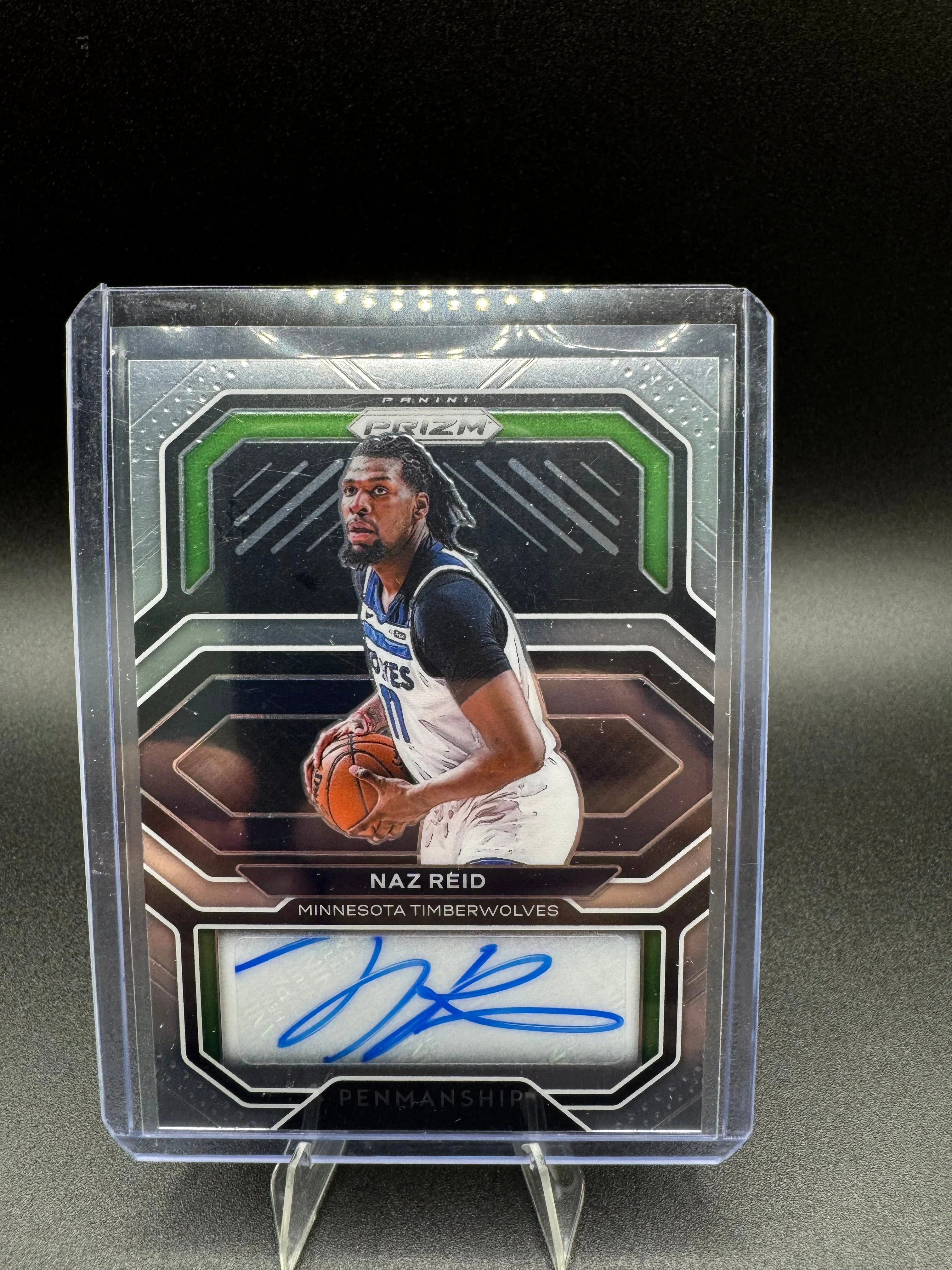 2020-21 Panini Prizm #PE-NAZ Naz Reid Penmanship Auto