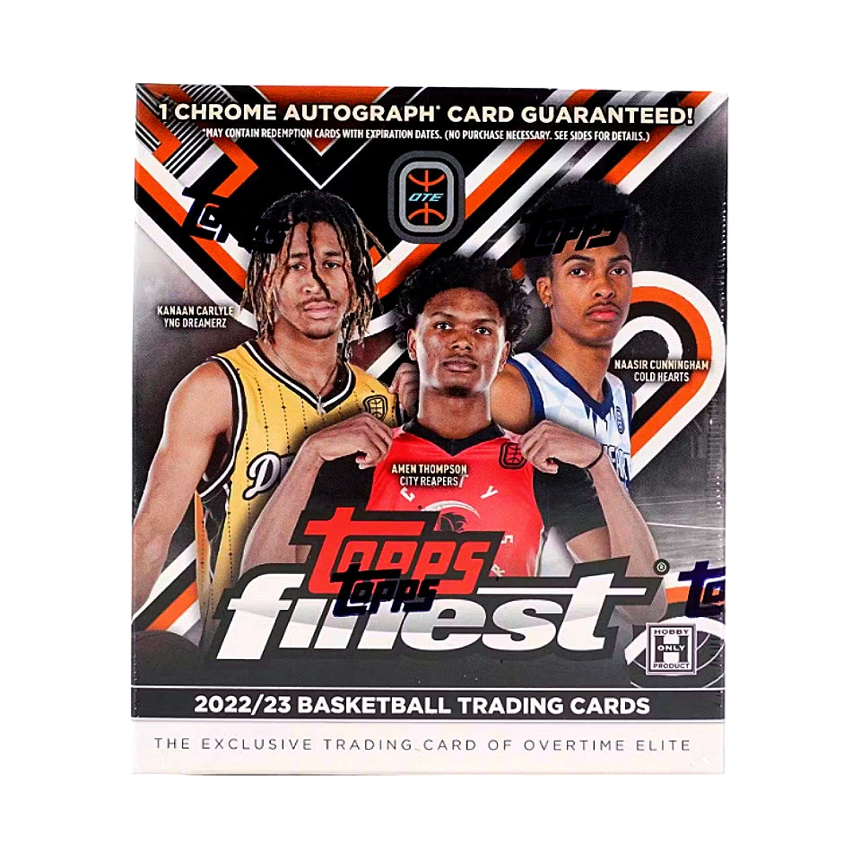 2022-23 Topps Finest OTE Overtime Elite Basketball Hobby Box "Master Box"