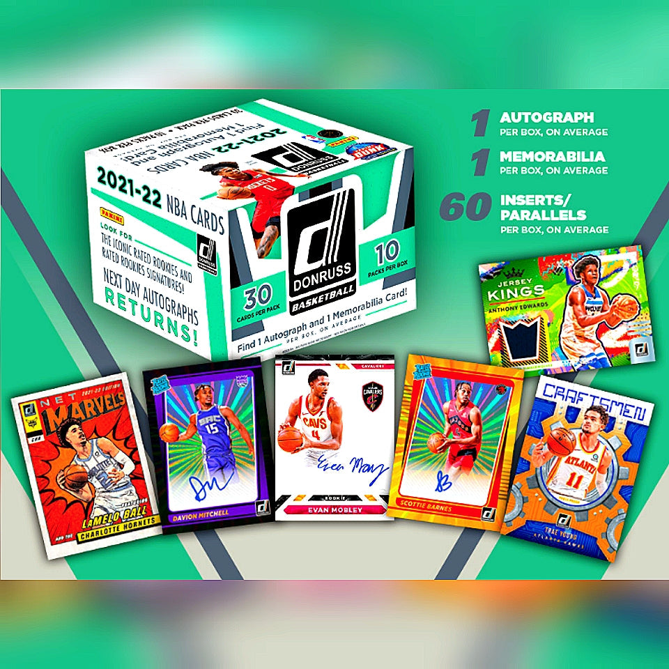 2021-22 Panini Donruss Basketball Hobby Box