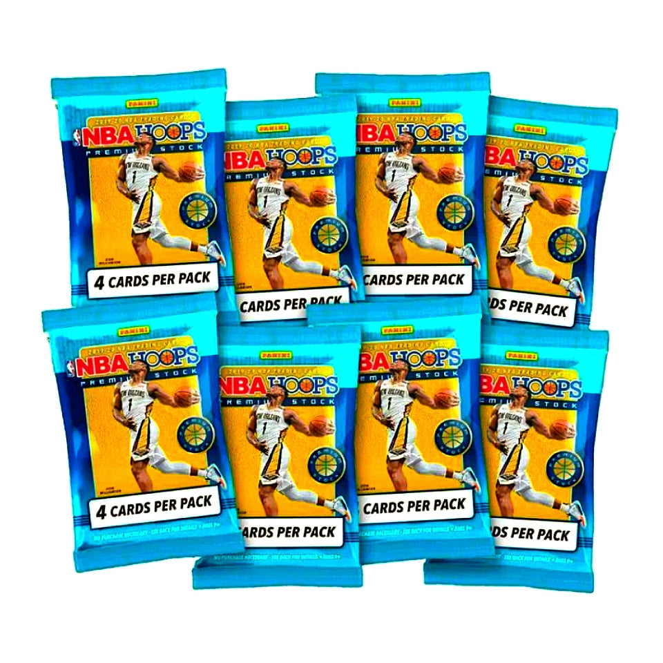2019-20 NBA Hoops Premium Stock 4 Blaster Box Deal
