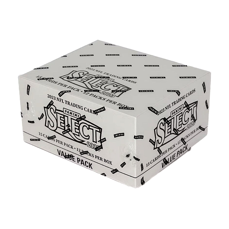 2023 Panini Select Football Jumbo Value Fat Pack Cello Box