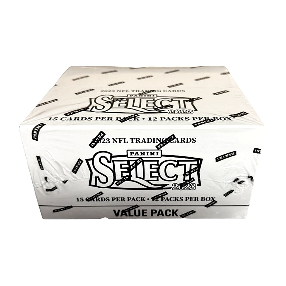 2023 Panini Select Football Jumbo Value Fat Pack Cello Box