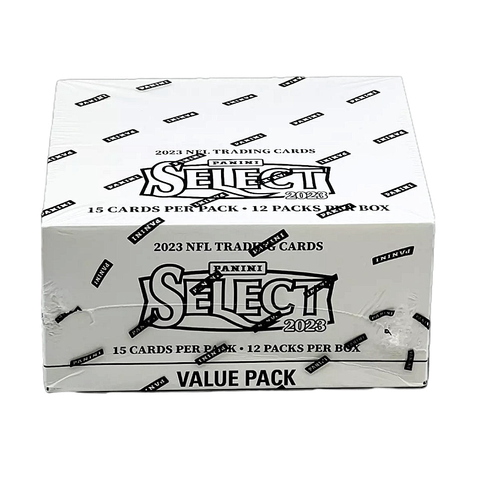 2023 Panini Select Football Jumbo Value Fat Pack Cello Box