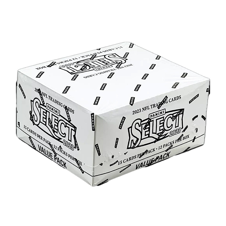 2023 Panini Select Football Jumbo Value Fat Pack Cello Box