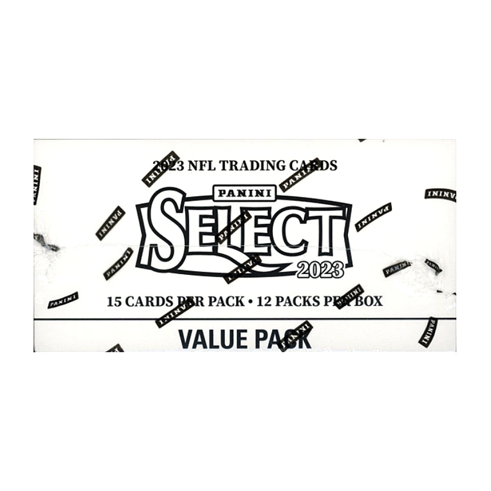 2023 Panini Select Football Jumbo Value Fat Pack Cello Box