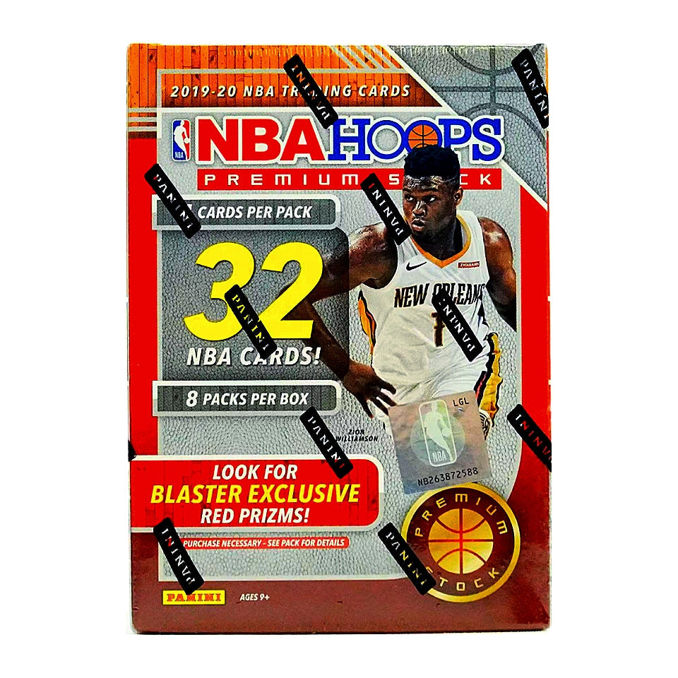 2019-20 NBA Hoops Premium Stock 4 Blaster Box Deal