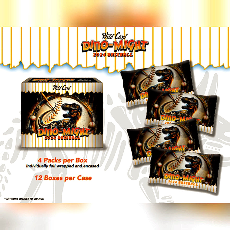 2024 Wild Card Alumination Dino-Might Baseball Hobby Box