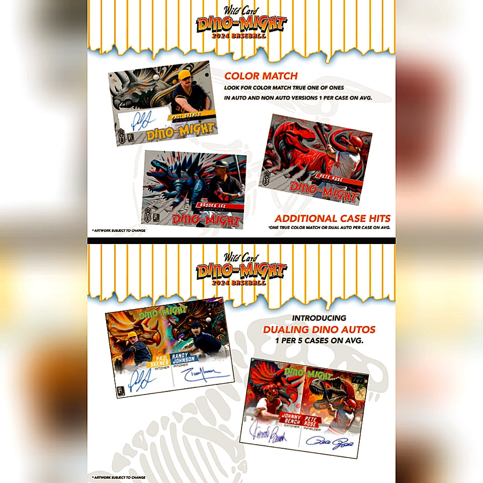 2024 Wild Card Alumination Dino-Might Baseball Hobby Box
