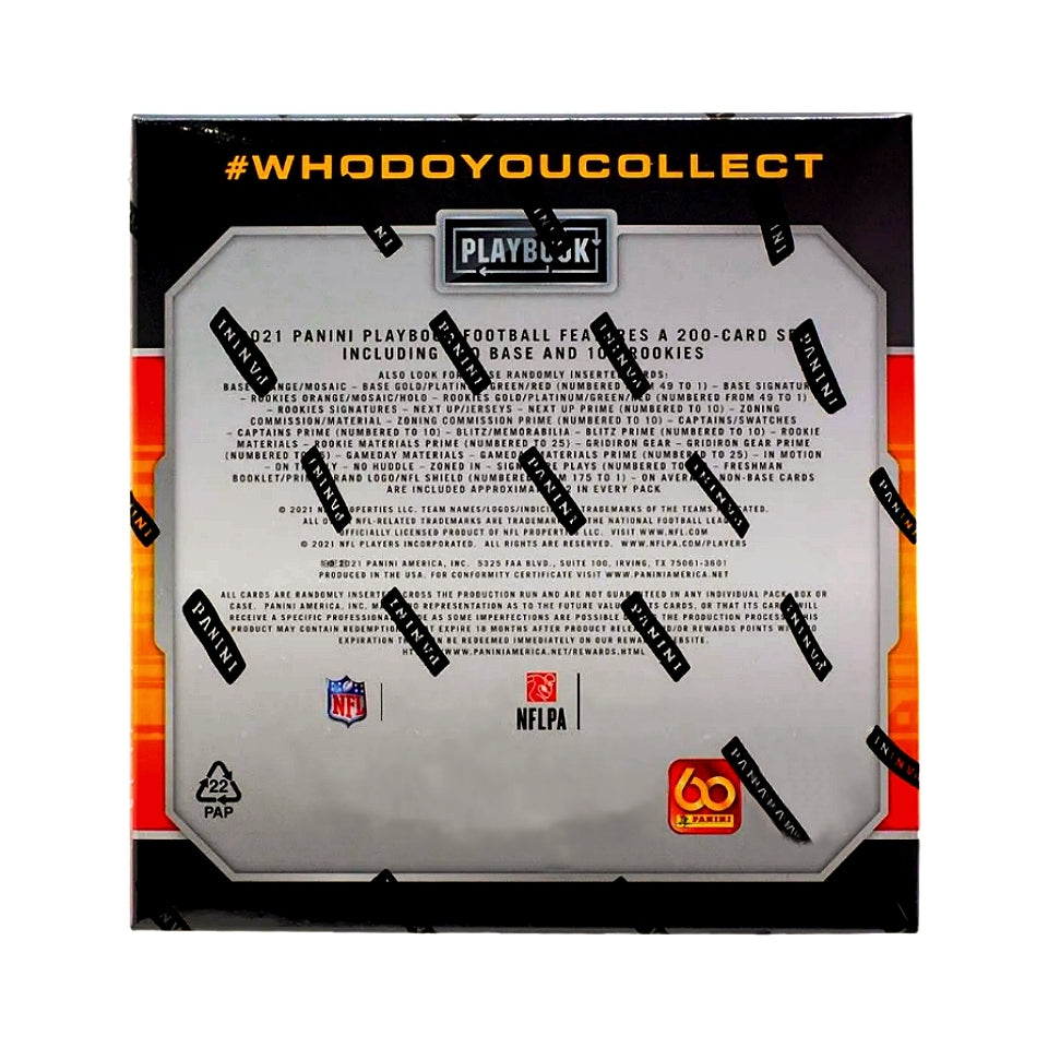 2021 Panini Playbook Football Mega Box "Orange Parallels"