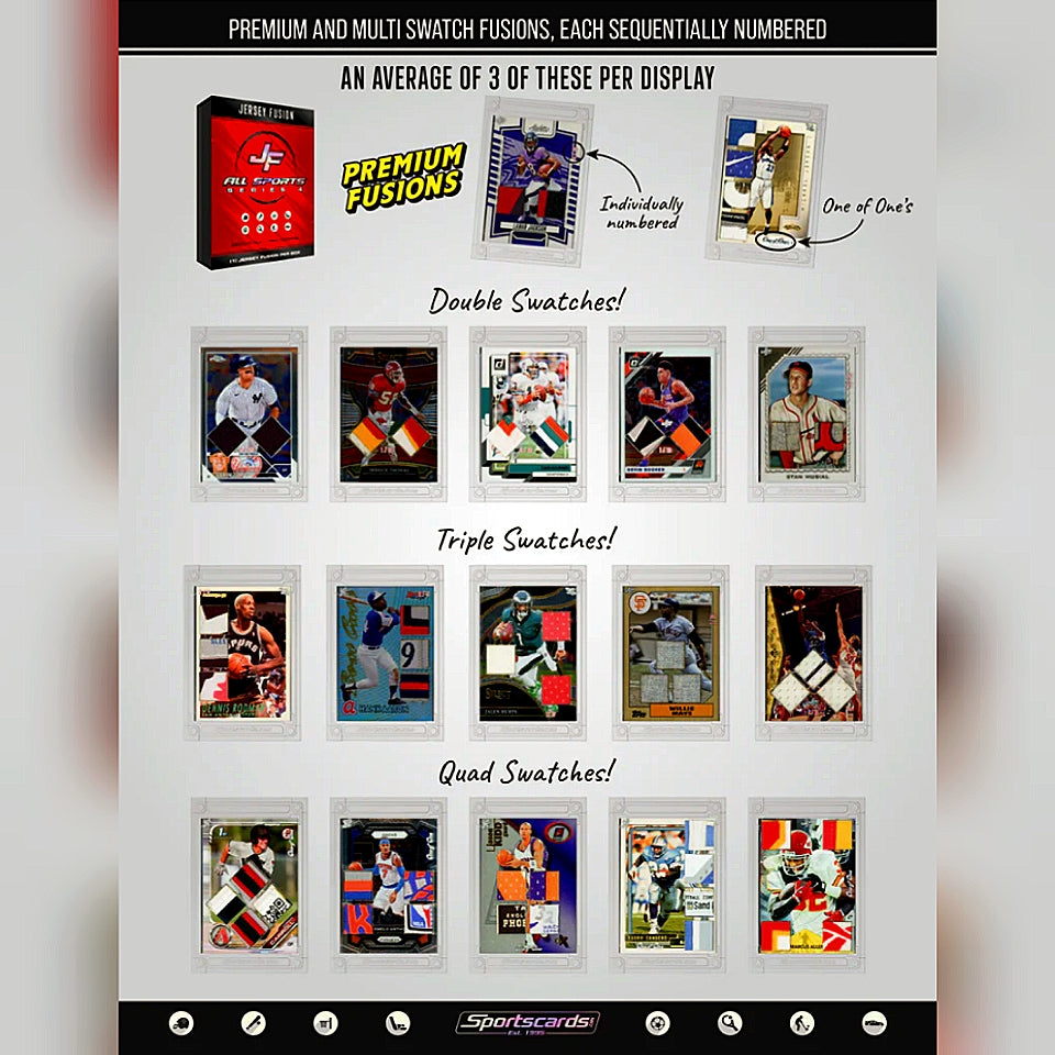 2025 Jersey Fusion All Sports Series 4 Hobby Master Box