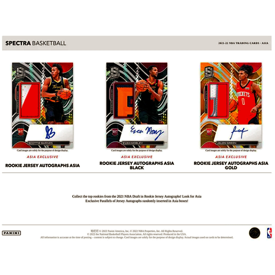 2021-22 Panini Spectra Basketball Asia Tmall Box