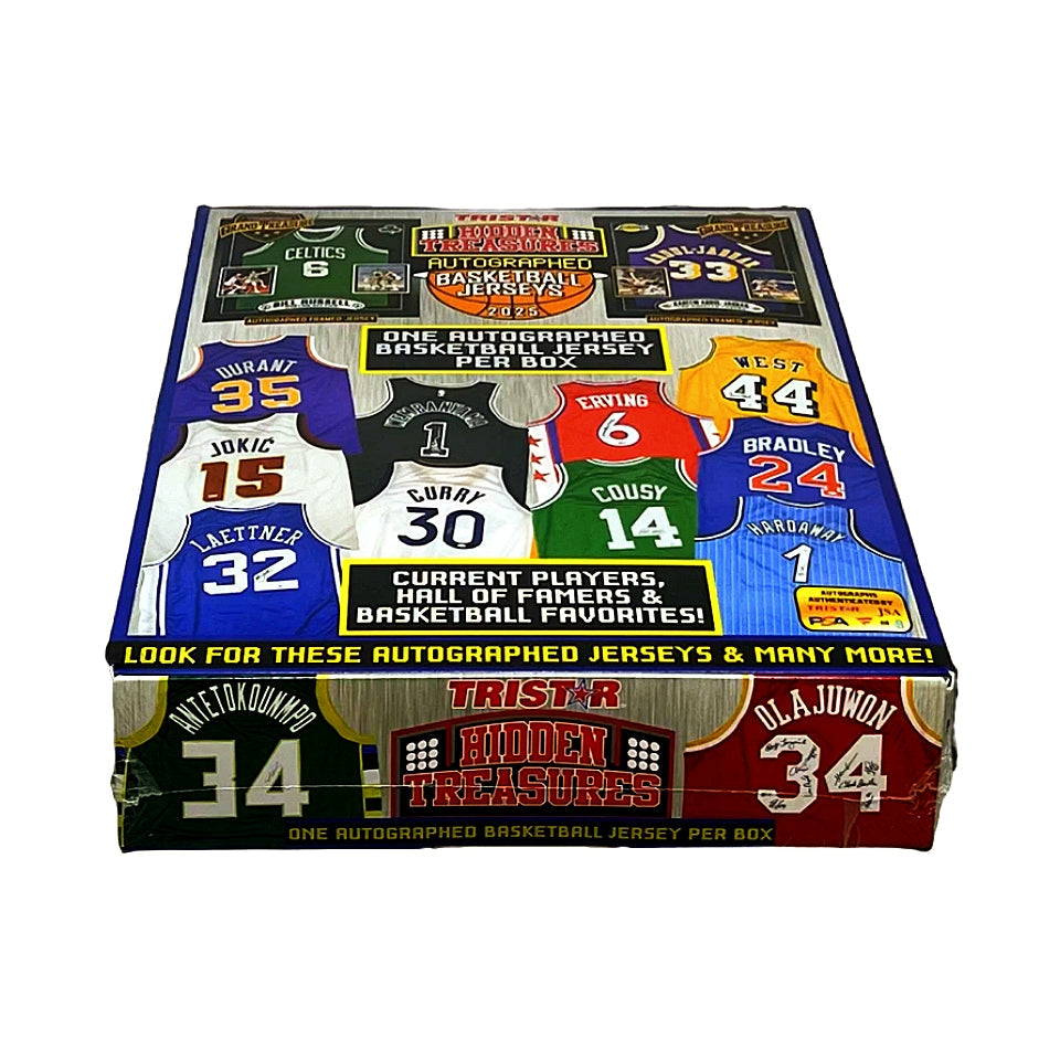 TRISTAR Hidden Treasures: Autographed Basketball Jerseys 2025 Edition Hobby Box