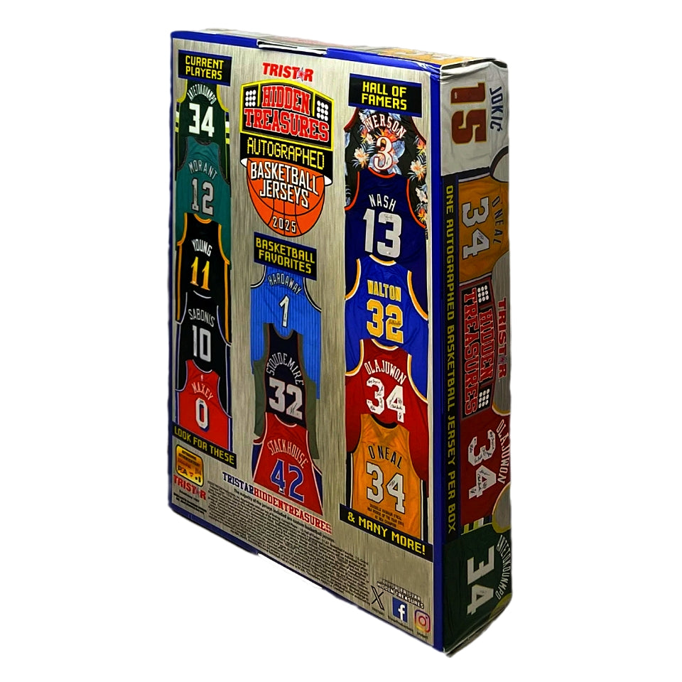 TRISTAR Hidden Treasures: Autographed Basketball Jerseys 2025 Edition Hobby Box