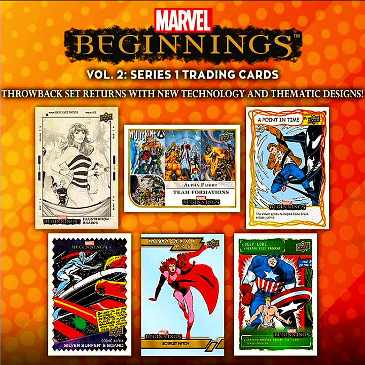 2022 Upper Deck Marvel Beginnings Volume 2 Series 1 Hobby Box