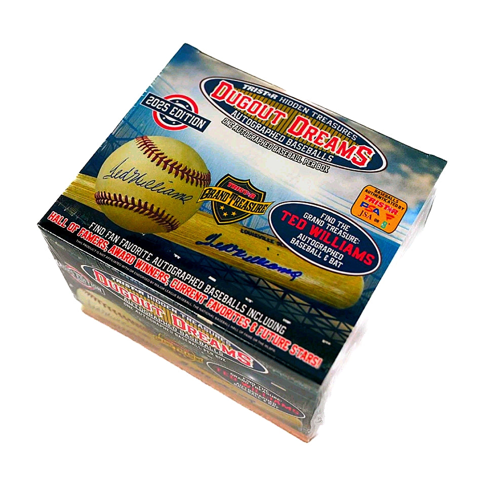 TRISTAR Hidden Treasures: Dugout Dreams Autographed Baseball 2025 Edition Hobby Box