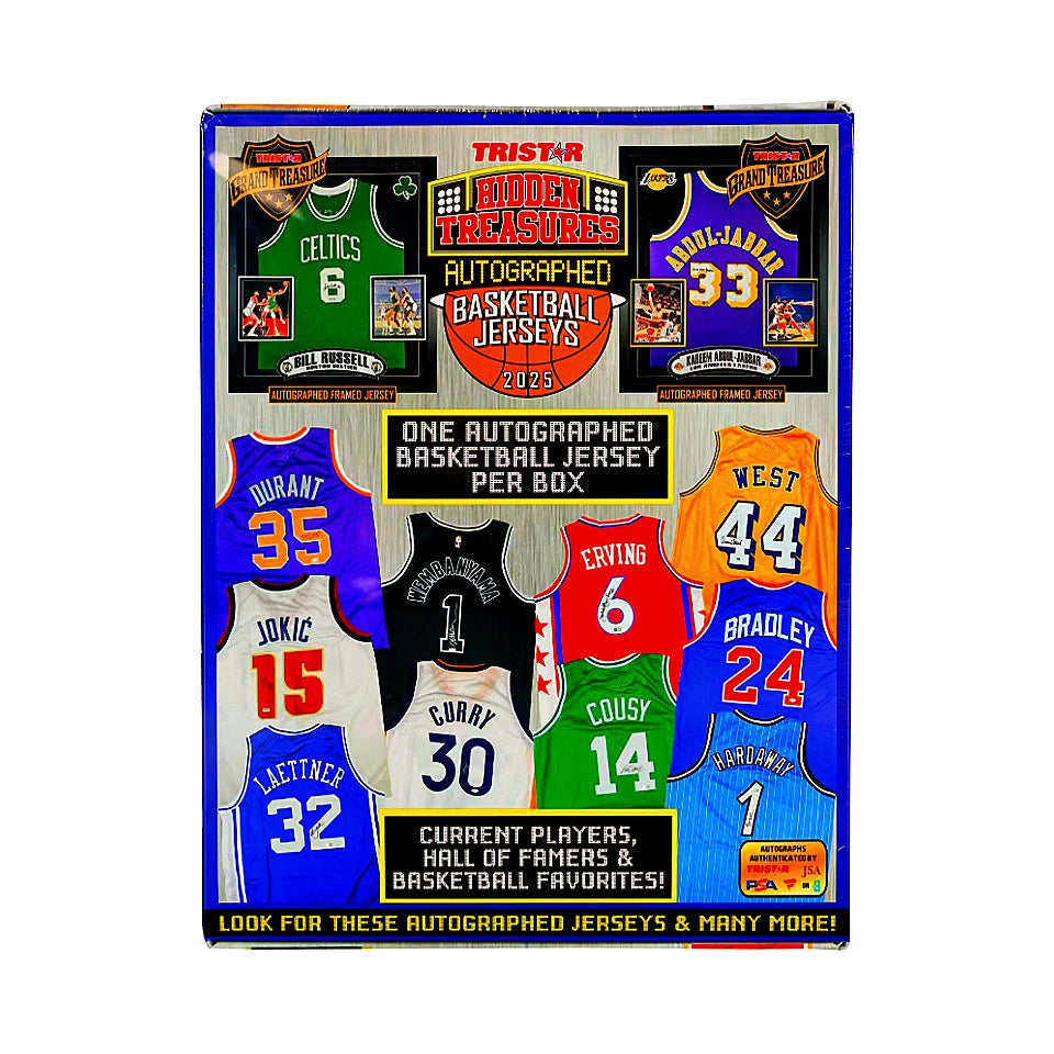 TRISTAR Hidden Treasures: Autographed Basketball Jerseys 2025 Edition Hobby Box