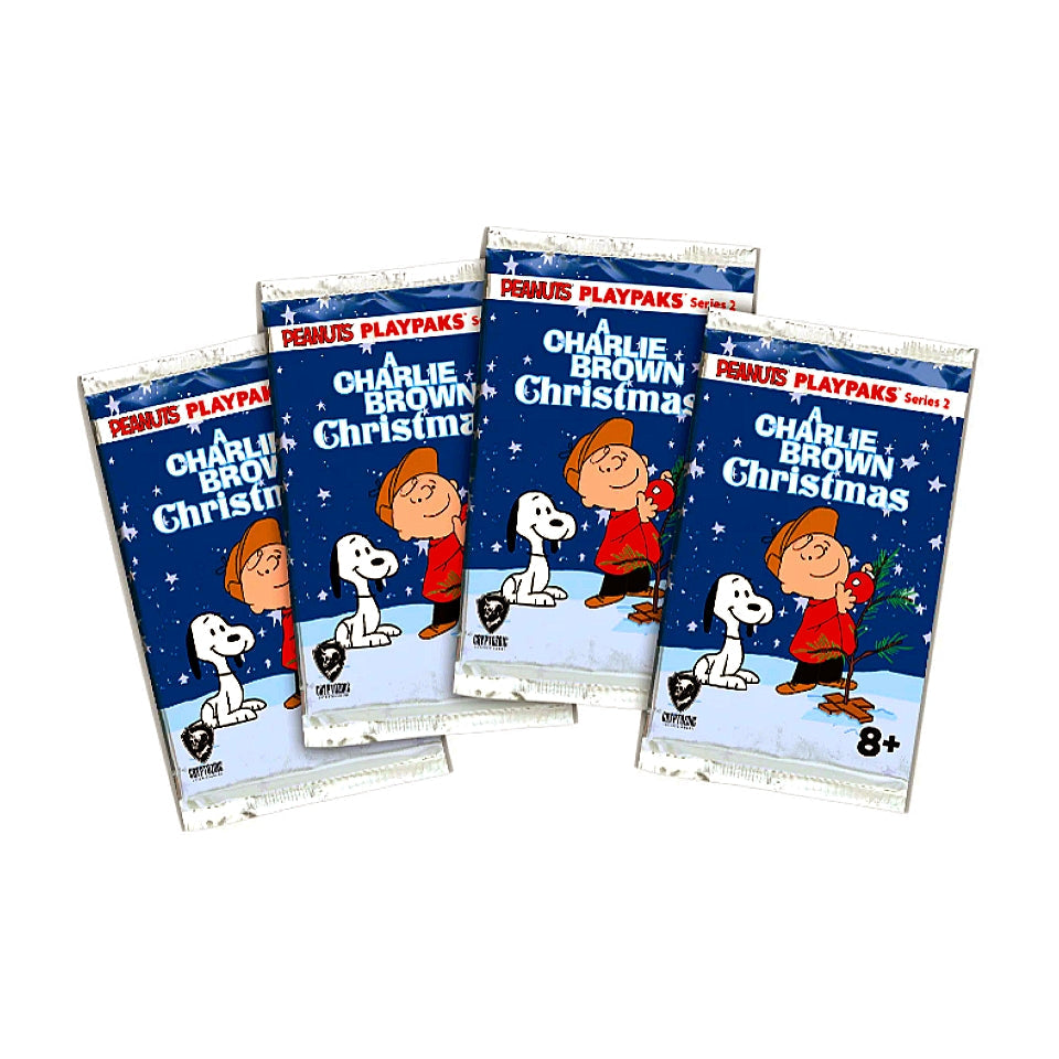 2025 Cryptozoic Peanuts Playpaks: A Charlie Brown Christmas 4 Pack Blaster Box