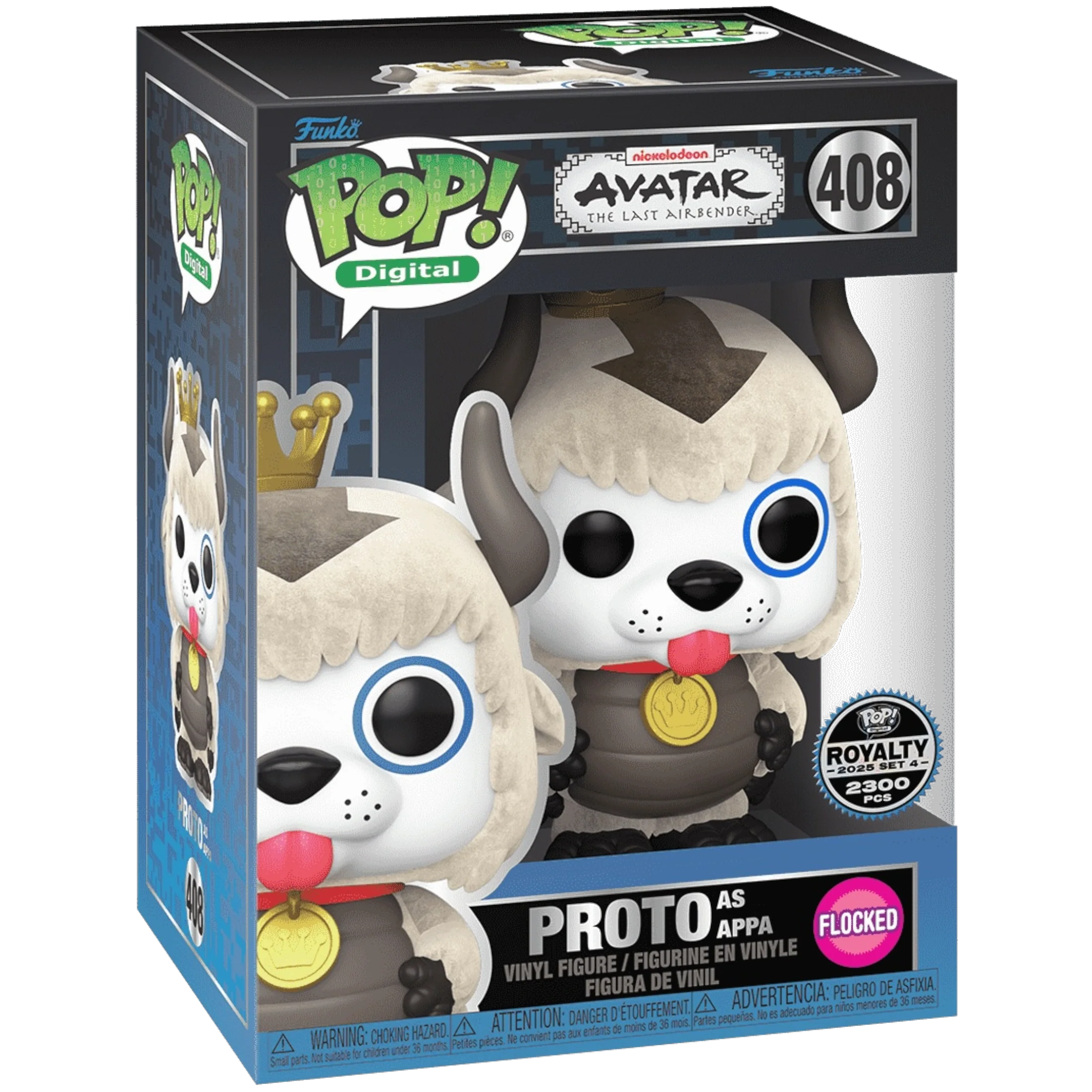 Pop! Digital Avatar Legends x Funko: Proto As Appa Flocked (NFT Royalty) #408 LE2300