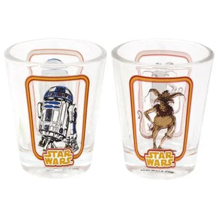 R2-D2 & Salacious B. Crumb Shot Glasses (2-Pack) - Smuggler's Bounty Exclusive