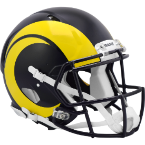Los Angeles Rams Full Size Authentic Speed Football Helmet 2025 Rivalries - NFL
