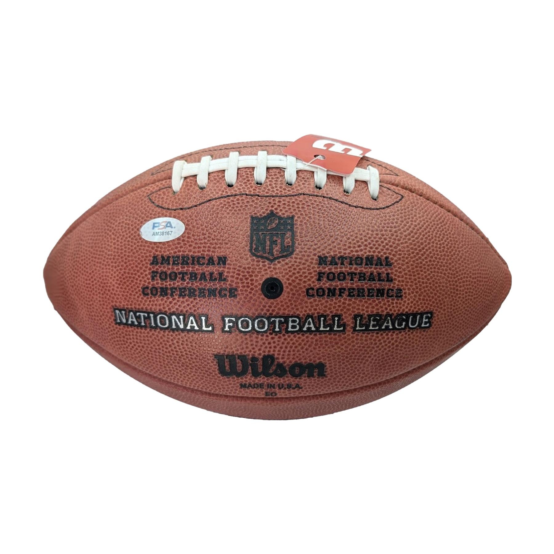 Rob Gronkowski Autographed Tampa Bay Buccaneers Wilson Duke Official NFL Logo Football