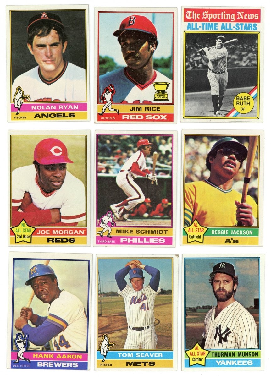 1976 TOPPS BASEBALL COMPLETE SET BREAK – 18 CARDS PER BOX! 2 HOFers IN EACH BOX!