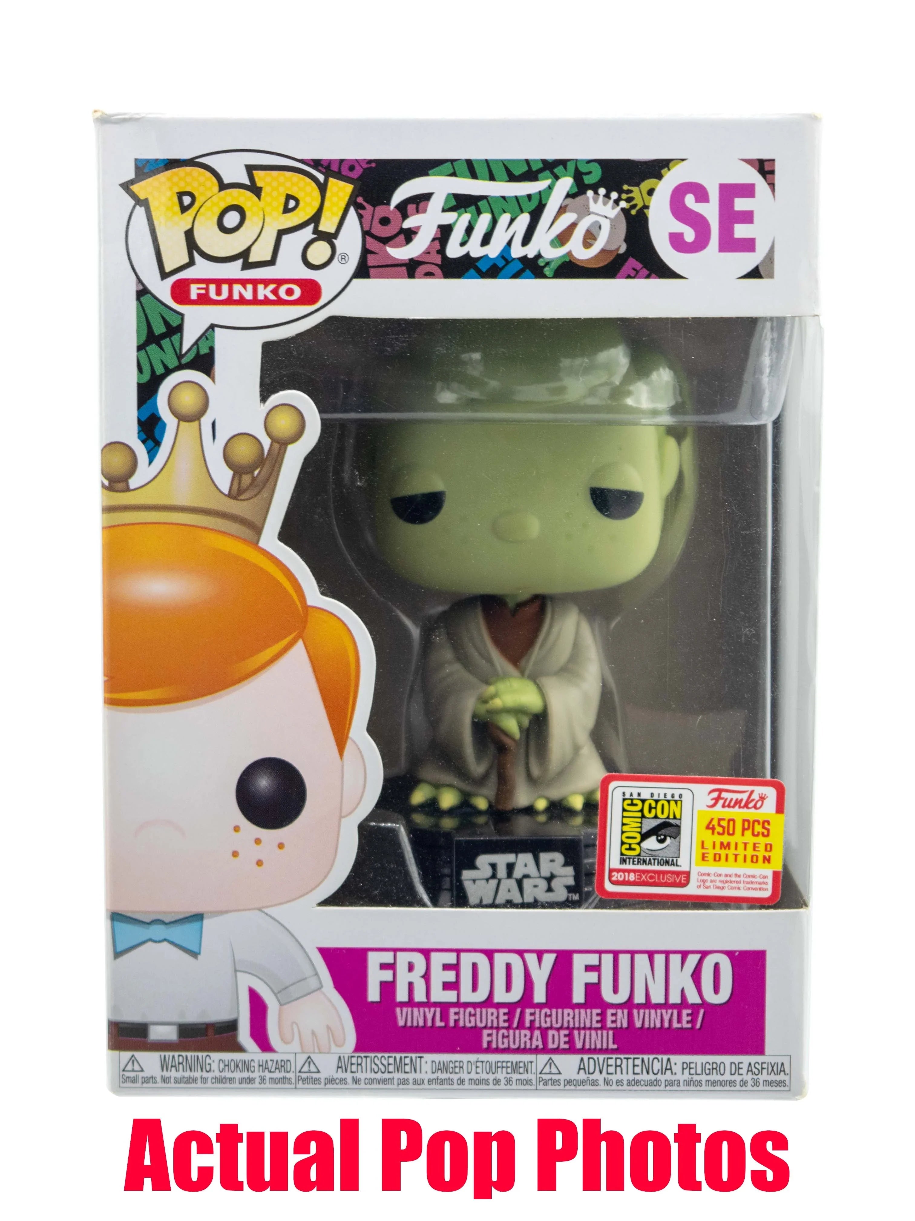 Freddy Funko as Yoda SE 2018 SDCC Exclusive/450 Made