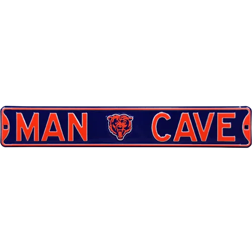 Chicago Bears "MAN CAVE" Authentic Street Sign